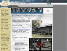 Tablet Screenshot of johnsonrollforming.com